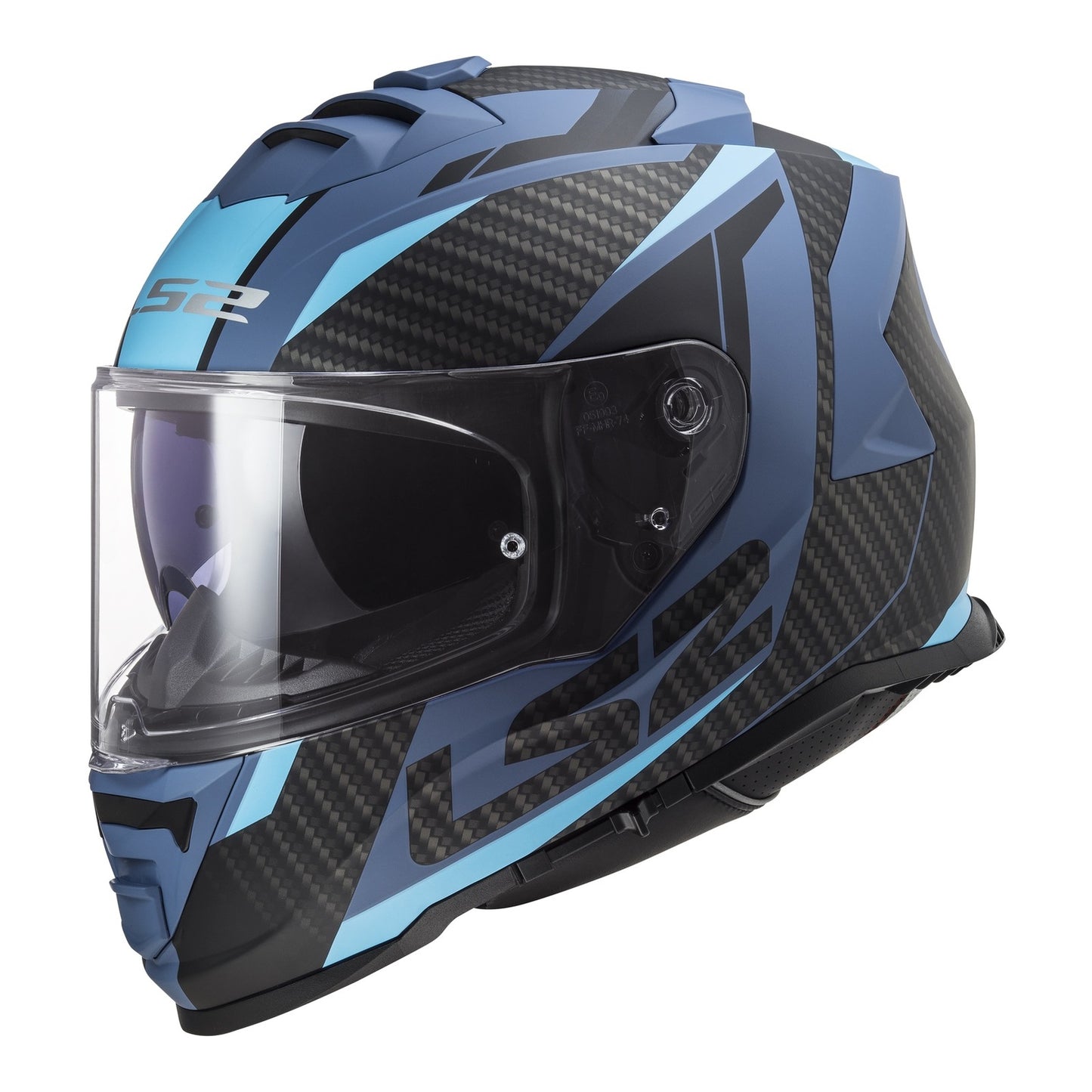 LS2 FF800 Storm II (3XL) Racer - Matte Blue 06