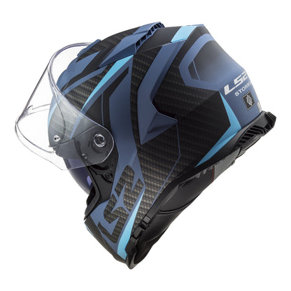 LS2 FF800 Storm II (3XL) Racer - Matte Blue 06
