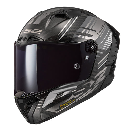 LS2 FF805 Thunder Carbon (3XL) Volt - Black / Grey 06