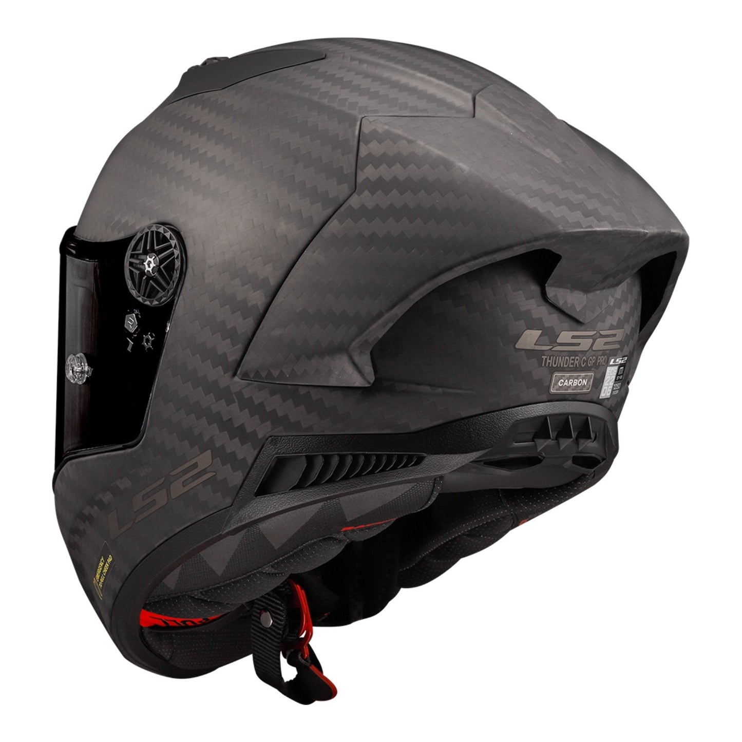 LS2 FF805C Thunder Carbon GP 9K FIM (M) Matte Black 06