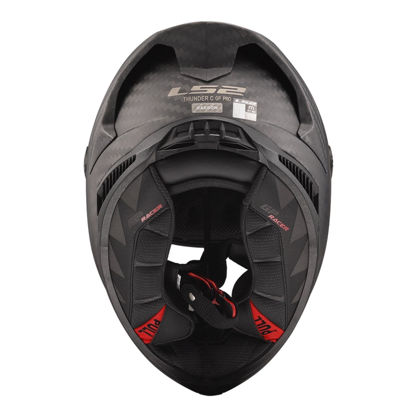 LS2 FF805C Thunder Carbon GP 9K FIM (M) Matte Black 06