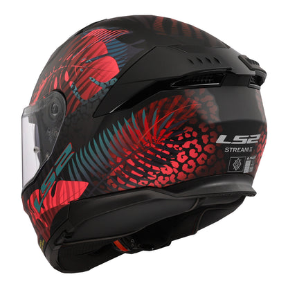 LS2 FF808 Stream II (L) Jungle - Matte Black / Pink / Blue 06