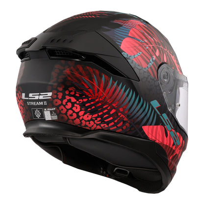LS2 FF808 Stream II (M) Jungle - Matte Black / Pink / Blue 06