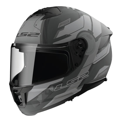LS2 FF808 Stream II (3XL) Shadow - Matte Titanium / Grey 06