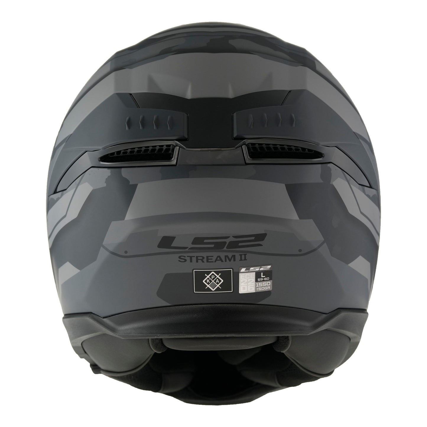 LS2 FF808 Stream II (M) Shadow - Matte Titanium / Grey 06