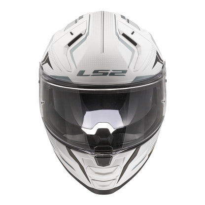 LS2 FF811 Vector II (XL) Alizer - Matte White / Silver 06