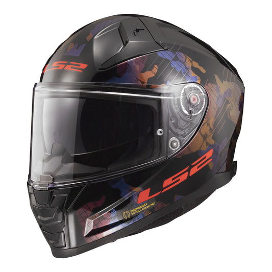 LS2 FF811 Vector II (2XL) Kamo - Black / Blue / Titanium 06