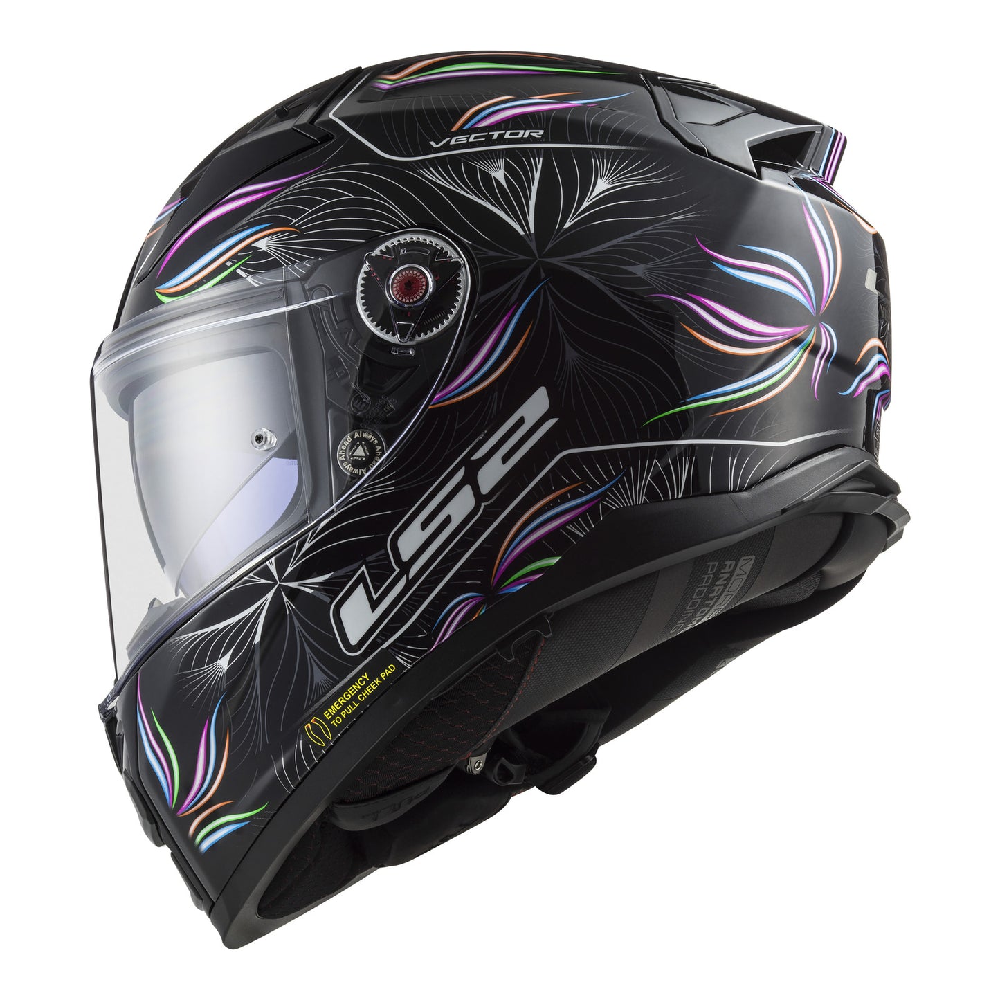 LS2 FF811 Vector II (L) Tropical - Black / White 06