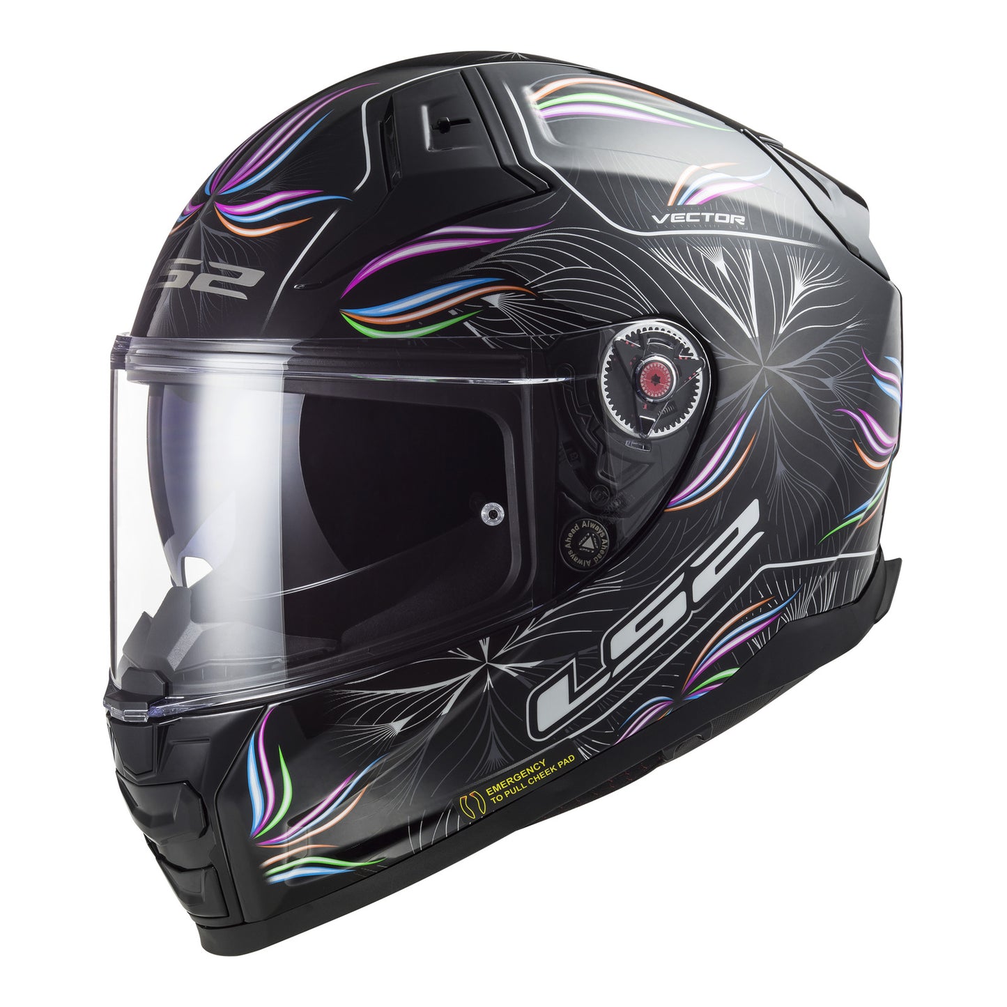 LS2 FF811 Vector II (S) Tropical - Black / White 06