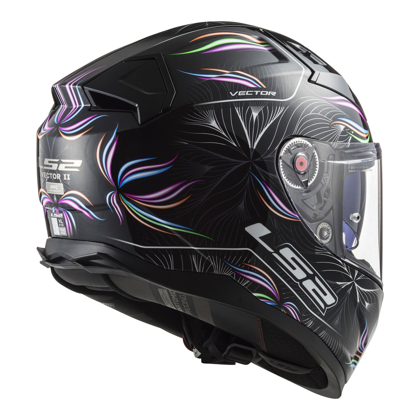 LS2 FF811 Vector II (S) Tropical - Black / White 06