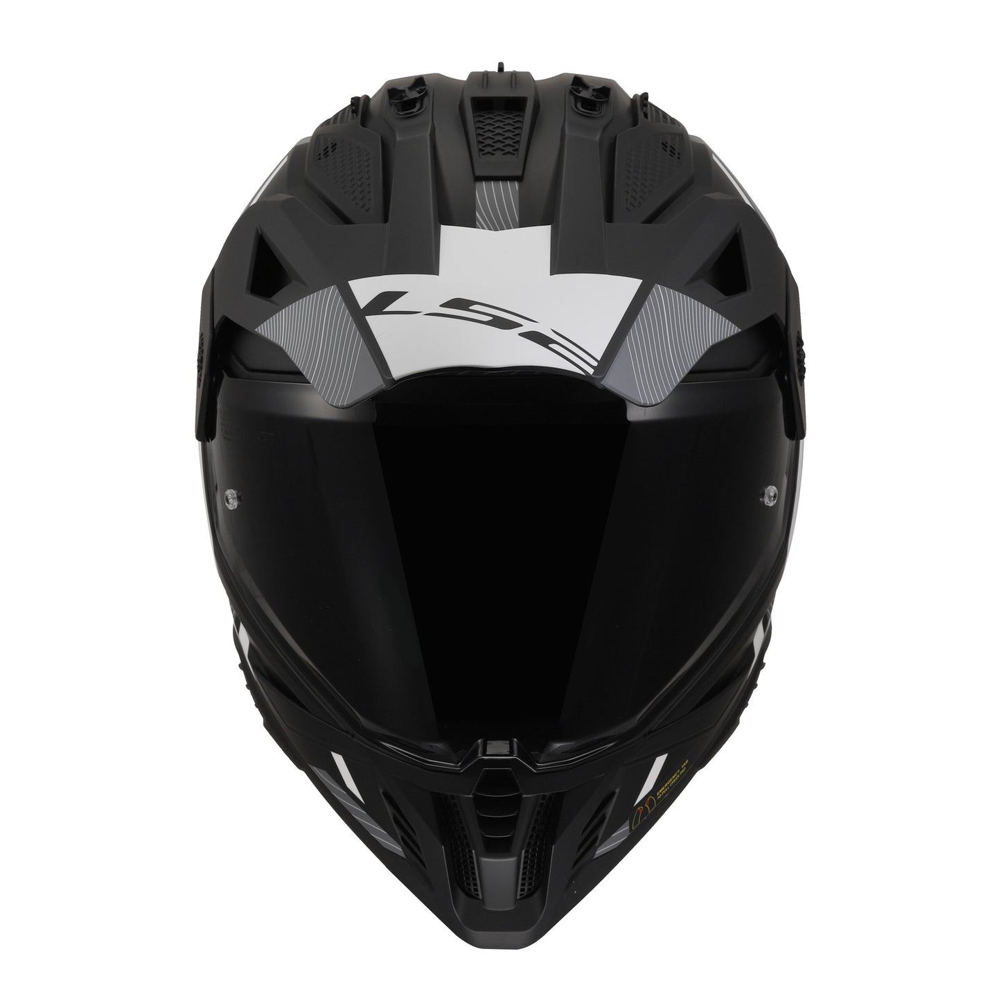 LS2 MX702 Pioneer II (3XL) Hill - Matte Black / White 06