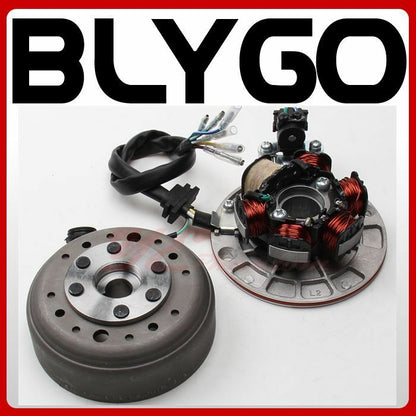 Magneto Stator + Flywheel Set LIFAN YX 140cc Kick Start Engine PIT PRO Dirt Bike