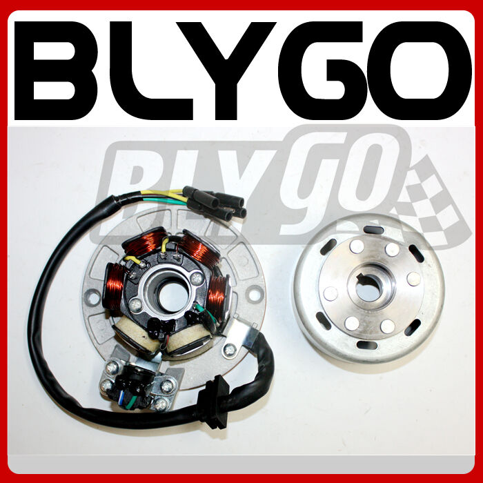 Magneto Stator Plate + Flywheel Roller YX 150cc 160cc PIT PRO Trail Dirt Bike