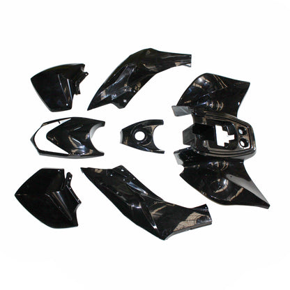 BLACK Plastic Fairing Fender Guard Seat Fuel Tank 125cc TIGER Quad Dirt Bike ATV