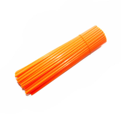 72pcs ORANGE SPOKE WRAPS COATS COVER MX Motorcross PIT PRO DIRT BIKE KTM CRF YZF