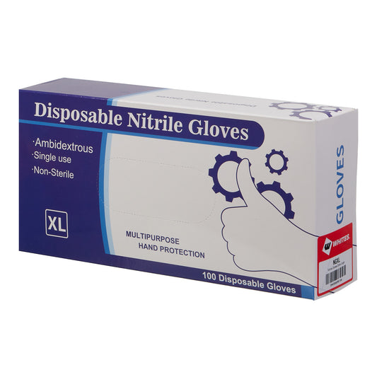Whites Nitrile Gloves (XL)