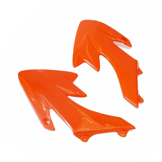 ORANGE Plastics Tank Side Guard Fenders Fairing CRF50 STYLE PIT PRO Dirt Bike