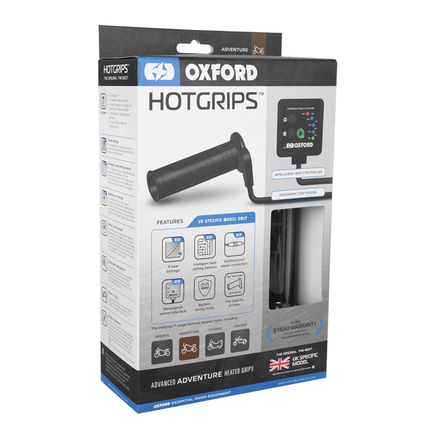 Oxford Hotgrips Advanced Adventure 9-Stage