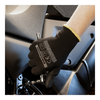 Oxford Workshop Gloves PU-Coated (XL) [Pack of 3]