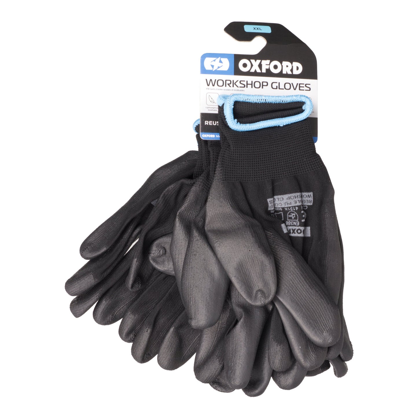 Oxford Workshop Gloves PU-Coated (2XL) [Pack of 3]