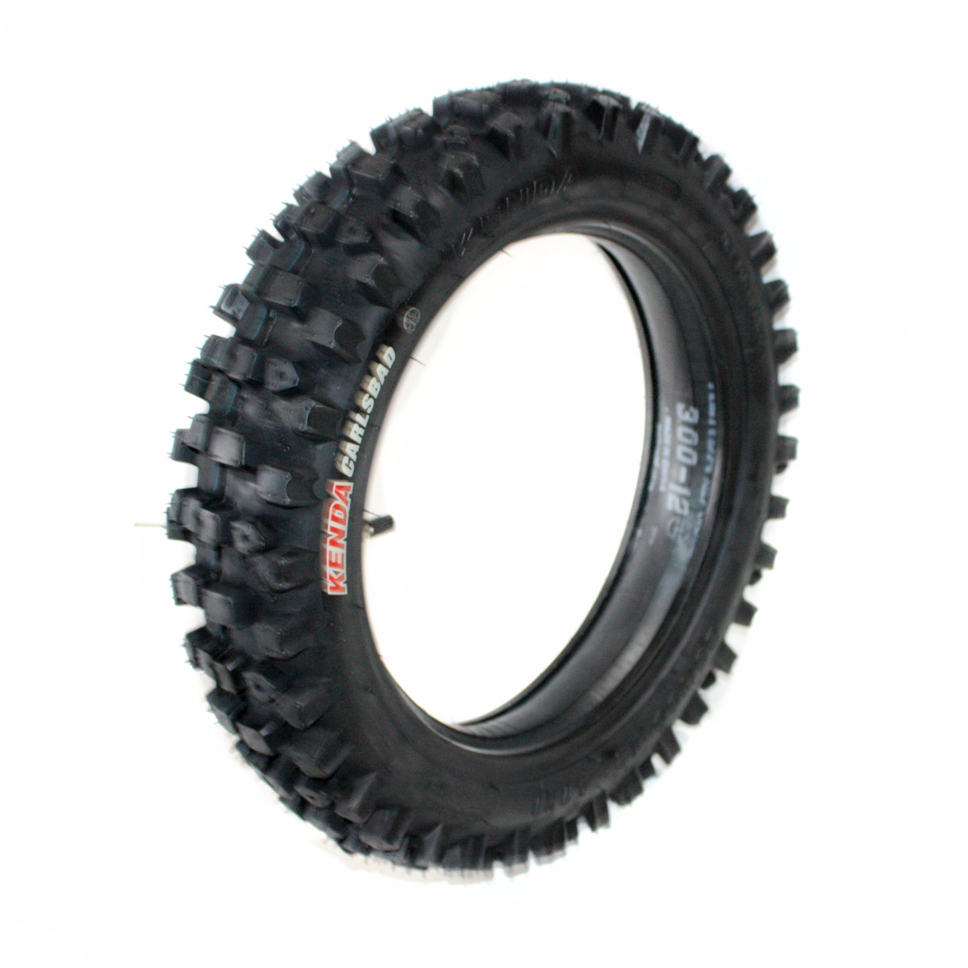 KENDA CARSBAD 80/100 - 12 Inch Rear Knobby Tyre Tire + Tube PIT PRO Dirt Bike