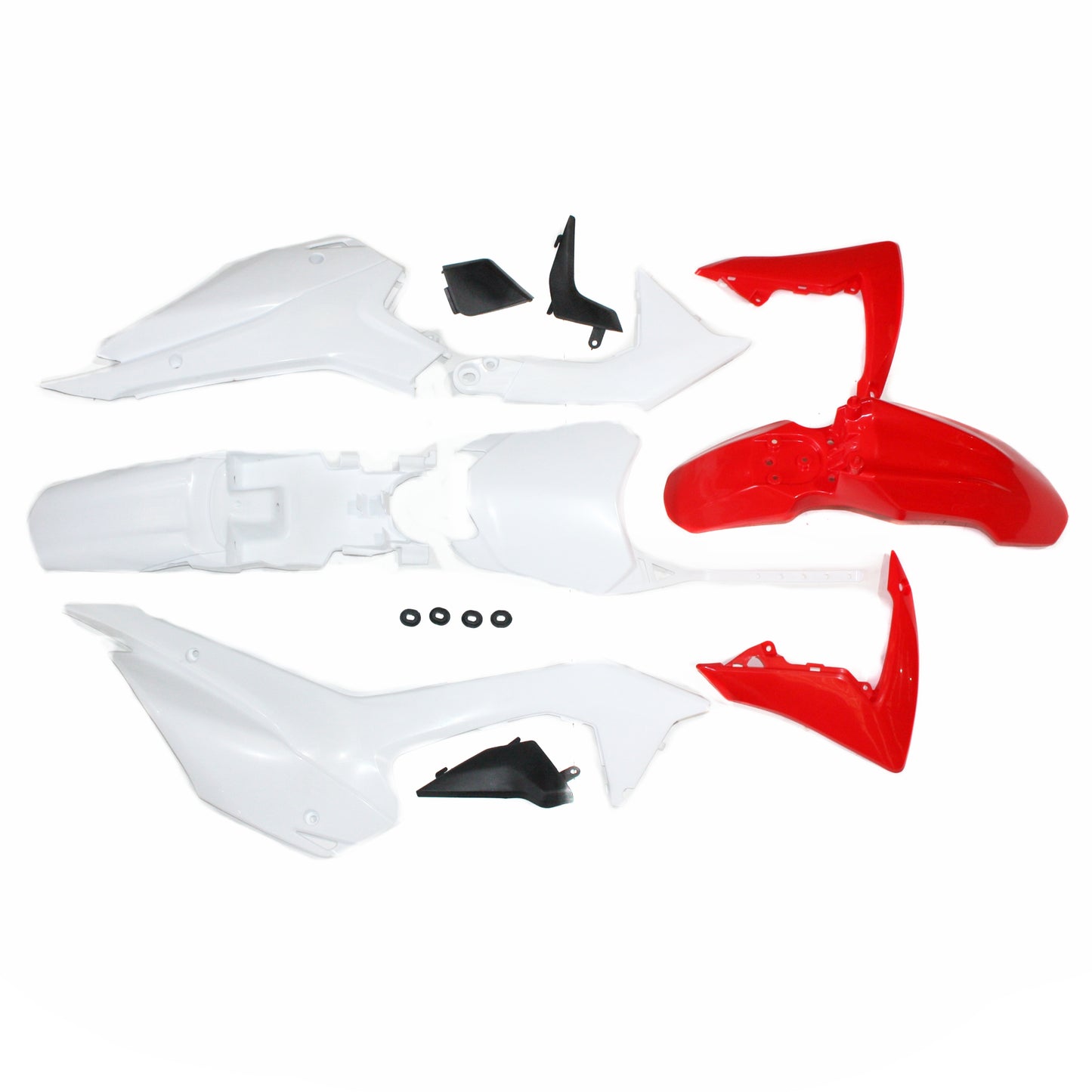 RED Plastics Guard Fairing Fender Kit CRF110 Atomik DHZ PIT PRO Trail Dirt Bike