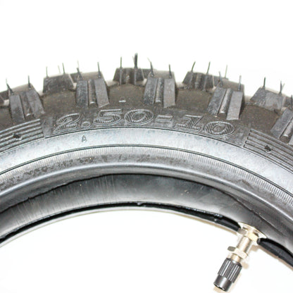 2.50 - 10 10&quot; Inch Front Knobby Tyre Tire + Tube PIT PRO Trail Dirt CRF50 Bike