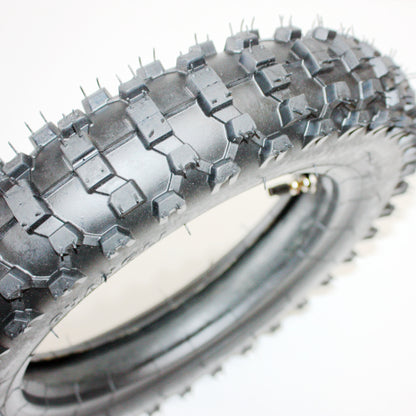 3.00 - 10&quot; 80/100 - 10 Inch Rear Knobby Tyre Tire + Tube PIT PRO Trail Dirt Bike