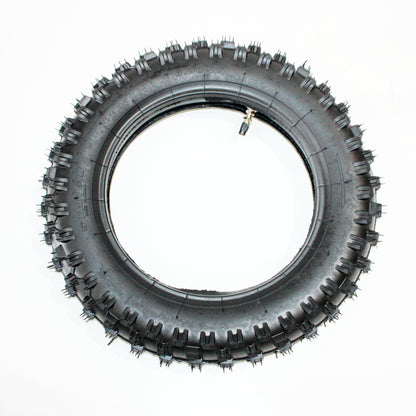 3.00 - 10&quot; 80/100 - 10 Inch Rear Knobby Tyre Tire + Tube PIT PRO Trail Dirt Bike