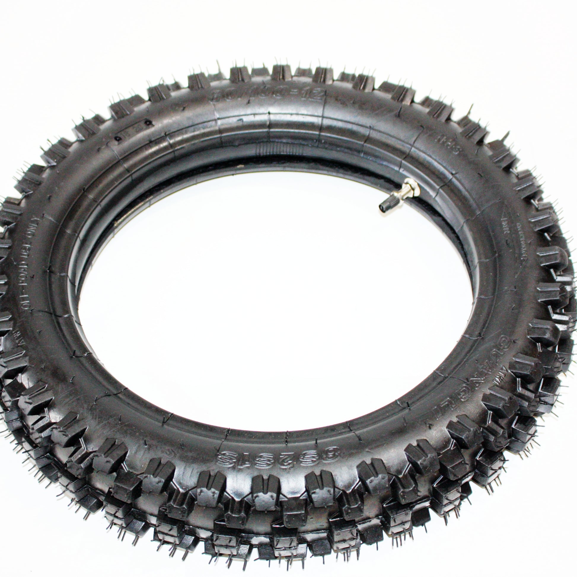 80/100 - 12 3.00 - 12&quot; Inch Rear Back Knobby Tyre Tire + Tube PIT PRO Dirt Bike