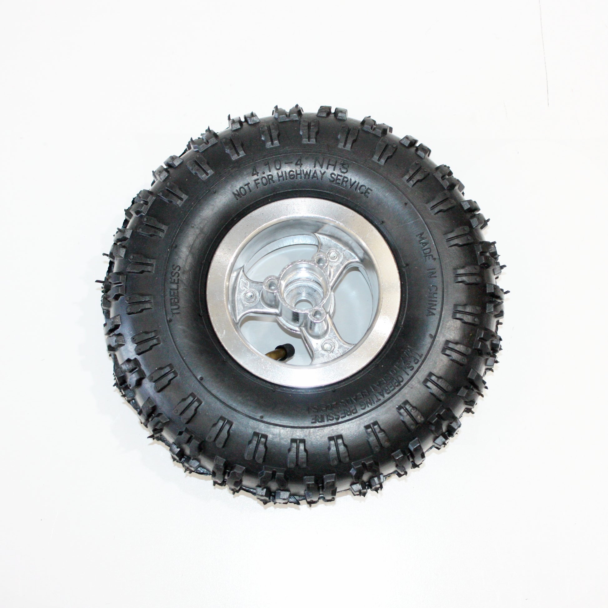 2X 4.10 - 4 4&quot; Inch Rear Back Wheel Rim Tyre 49cc Mini Quad Dirt Bike ATV Buggy