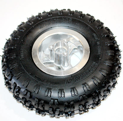 2X 4.10 - 4 4&quot; Inch Rear Back Wheel Rim Tyre 49cc Mini Quad Dirt Bike ATV Buggy