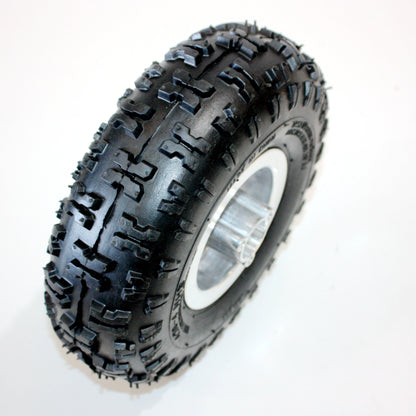 2X 4.10 - 4 4&quot; Inch Rear Back Wheel Rim Tyre 49cc Mini Quad Dirt Bike ATV Buggy