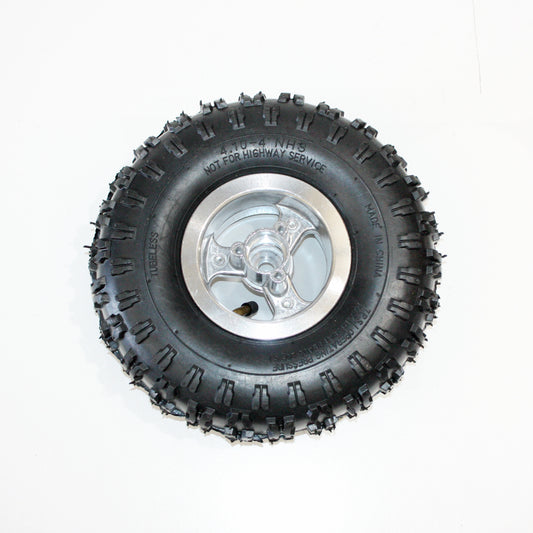 4.10 - 4 Inch Rear Back Wheel Rim Tyre Tire 49cc Mini Quad Dirt Bike ATV Buggy