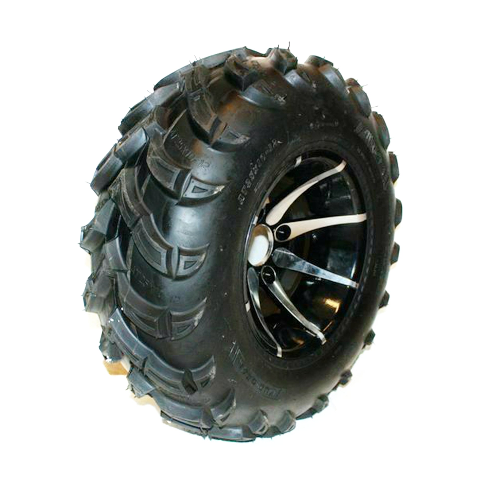 25X10 - 12 12&quot; inch Rear Back ALLOY Wheel Rim Tyre Tire Quad Dirt Bike ATV Buggy