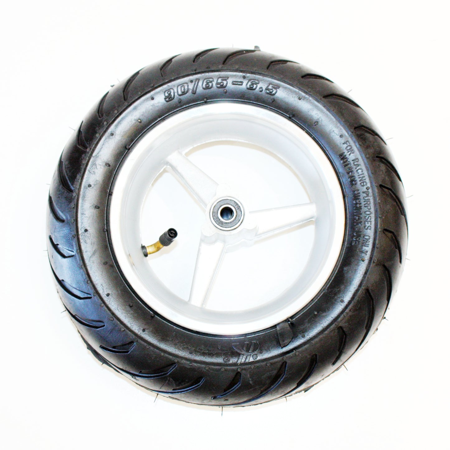 90/65 - 6.50 Front Wheel + Road Tyre Tire 49cc Mini Pocket Rocket PIT Dirt Bike