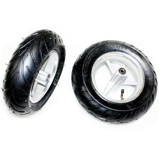 90/65 - 6.50 Front + 110/50 - 6.50 Rear Wheel Tyre Tire 49cc Pocket Rocket Bike