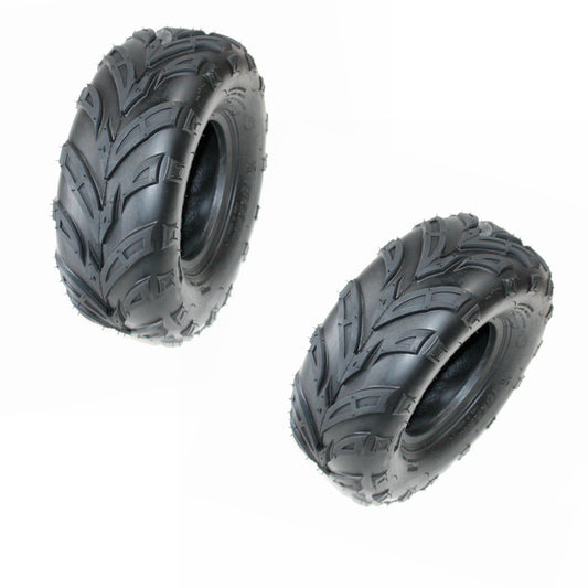 2X 4PLY 145/70 - 6 6&quot; inch Front Rear Tyre 90cc 110cc Quad Dirt Bike ATV Buggy