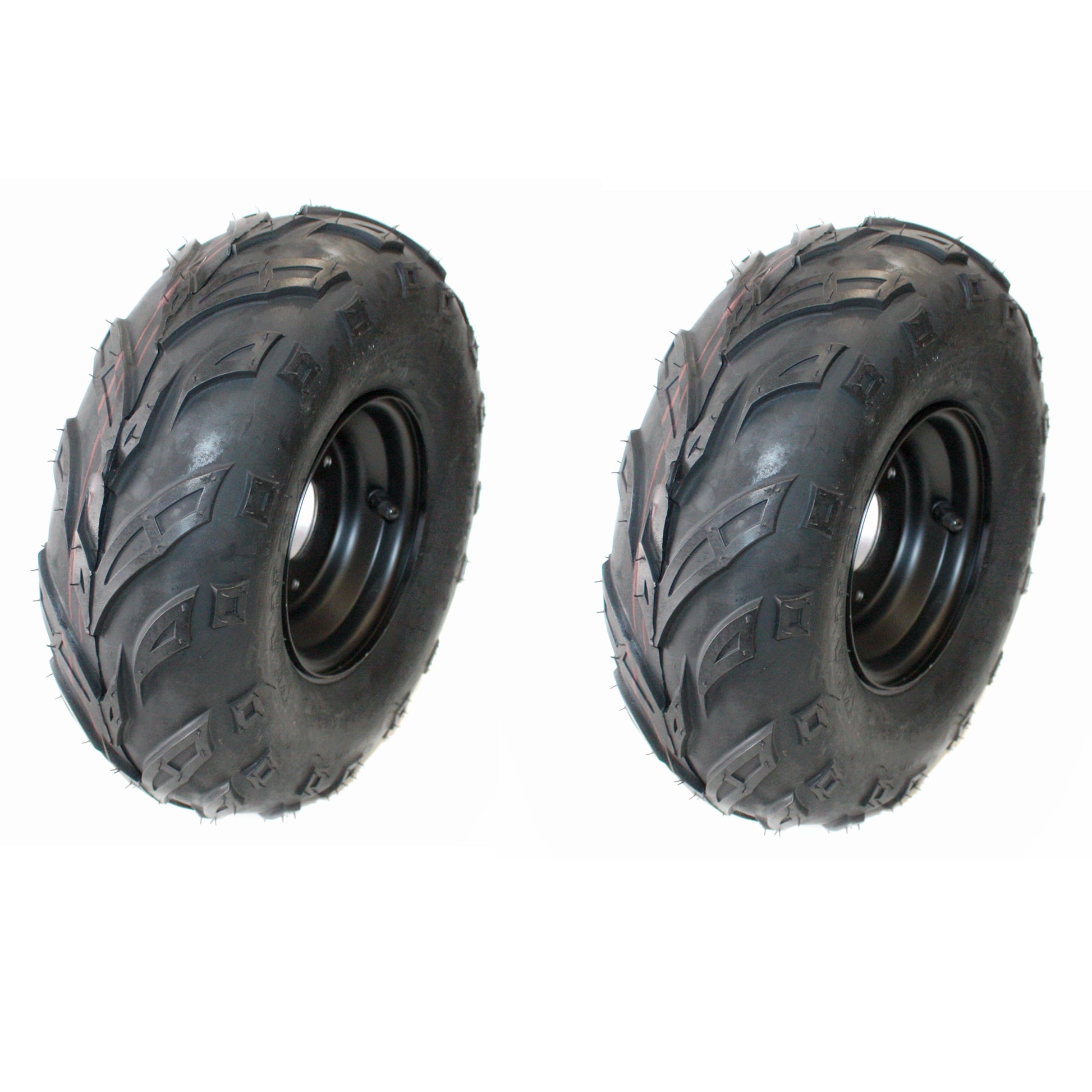 2X 145/70 - 6 inch 3 Stud Wheel Rim Tyre Tire 50c 110cc Quad Dirt Bike ATV Buggy