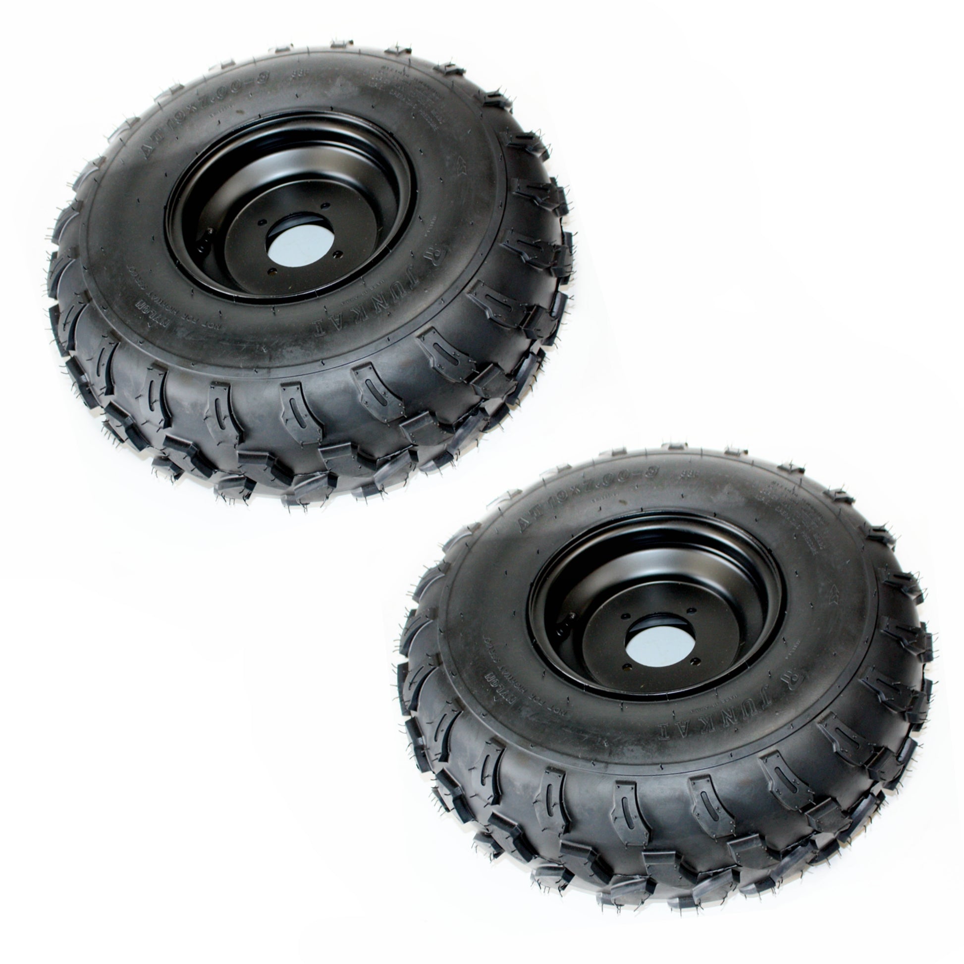 2X 19x7 - 8 inch Front Wheel Rim Tyre Tire 125cc 150cc Quad Dirt Bike ATV Buggy