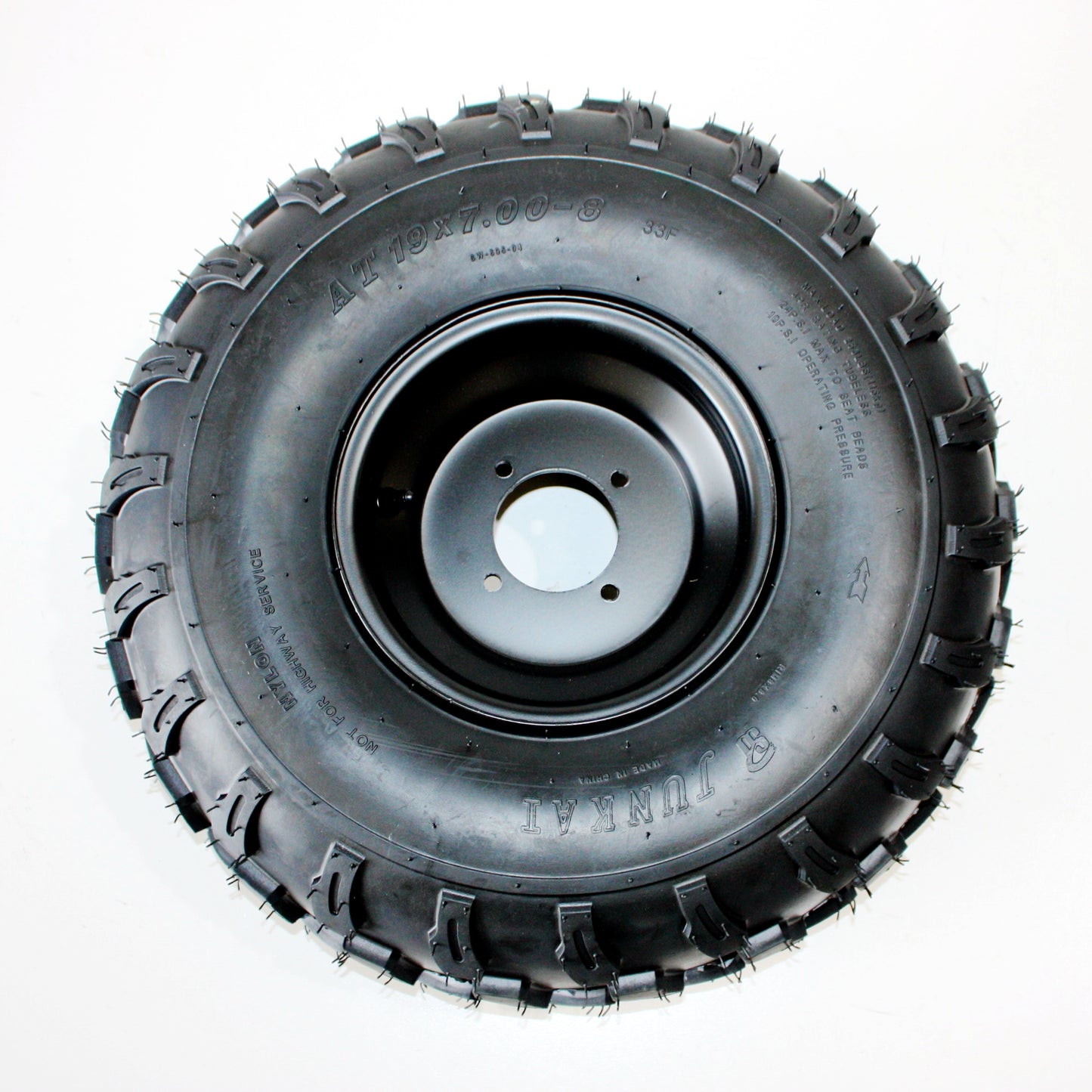 2X 19x7 - 8 inch Front Wheel Rim Tyre Tire 125cc 150cc Quad Dirt Bike ATV Buggy