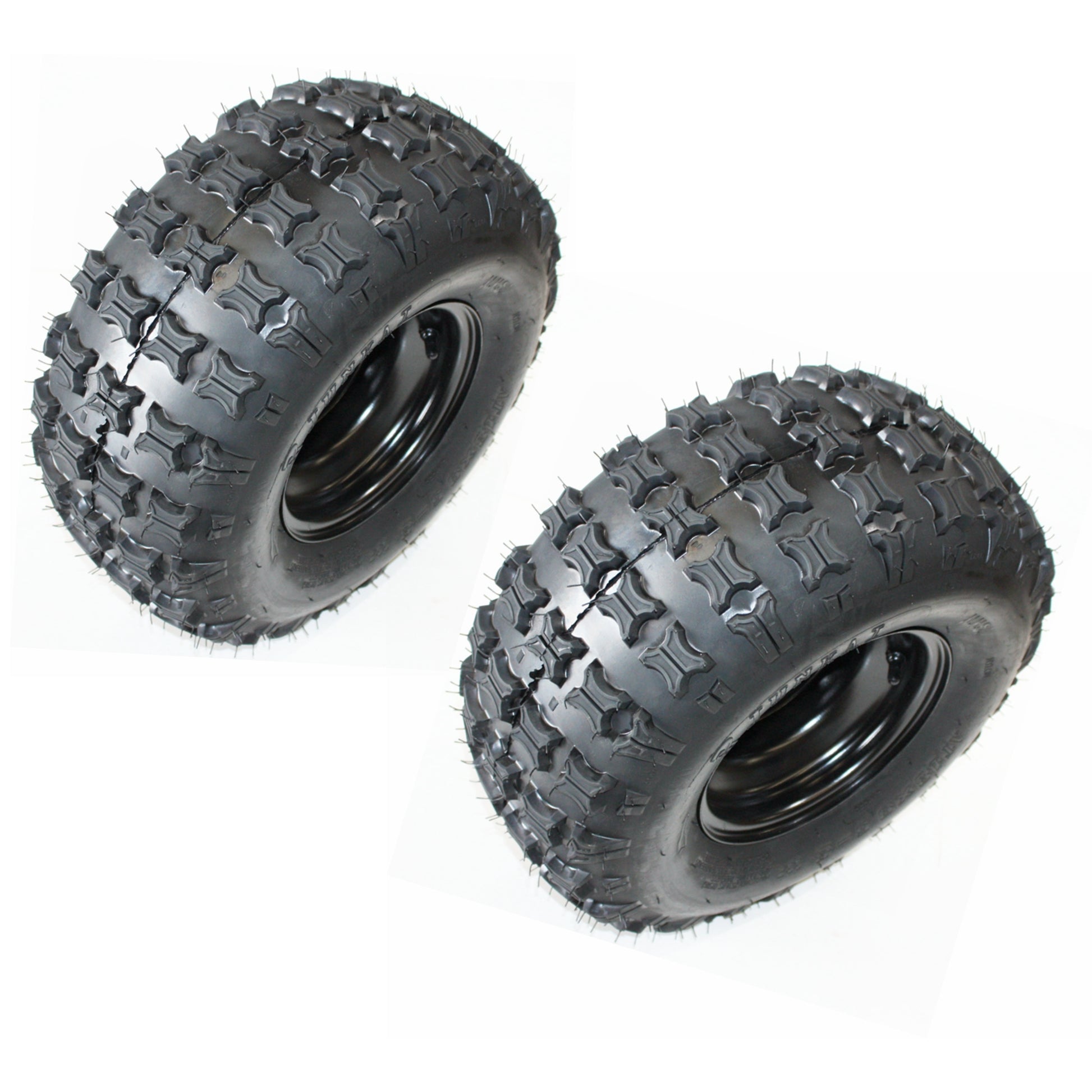 2X 18X9.50 - 8 8&quot;  inch Rear Wheel Rim Tyre Tire (Type D) 150cc Quad Dirt Bike ATV Buggy