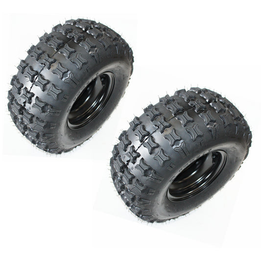 2X 18X9.50 - 8 8&quot;  inch Rear Wheel Rim Tyre Tire (Type D) 150cc Quad Dirt Bike ATV Buggy