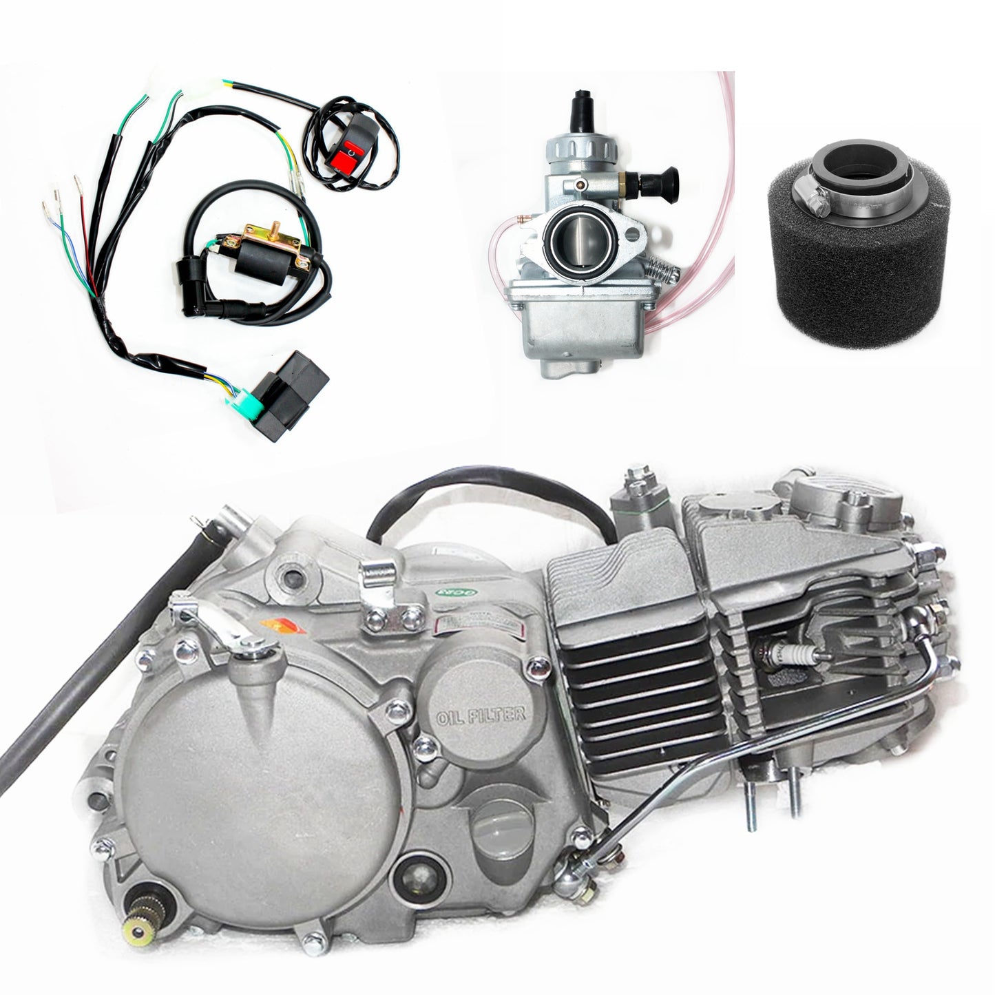 YX GPX 160cc Manual Clutch Engine Motor + Wiring Kit + Carb PIT PRO DIRT BIKE