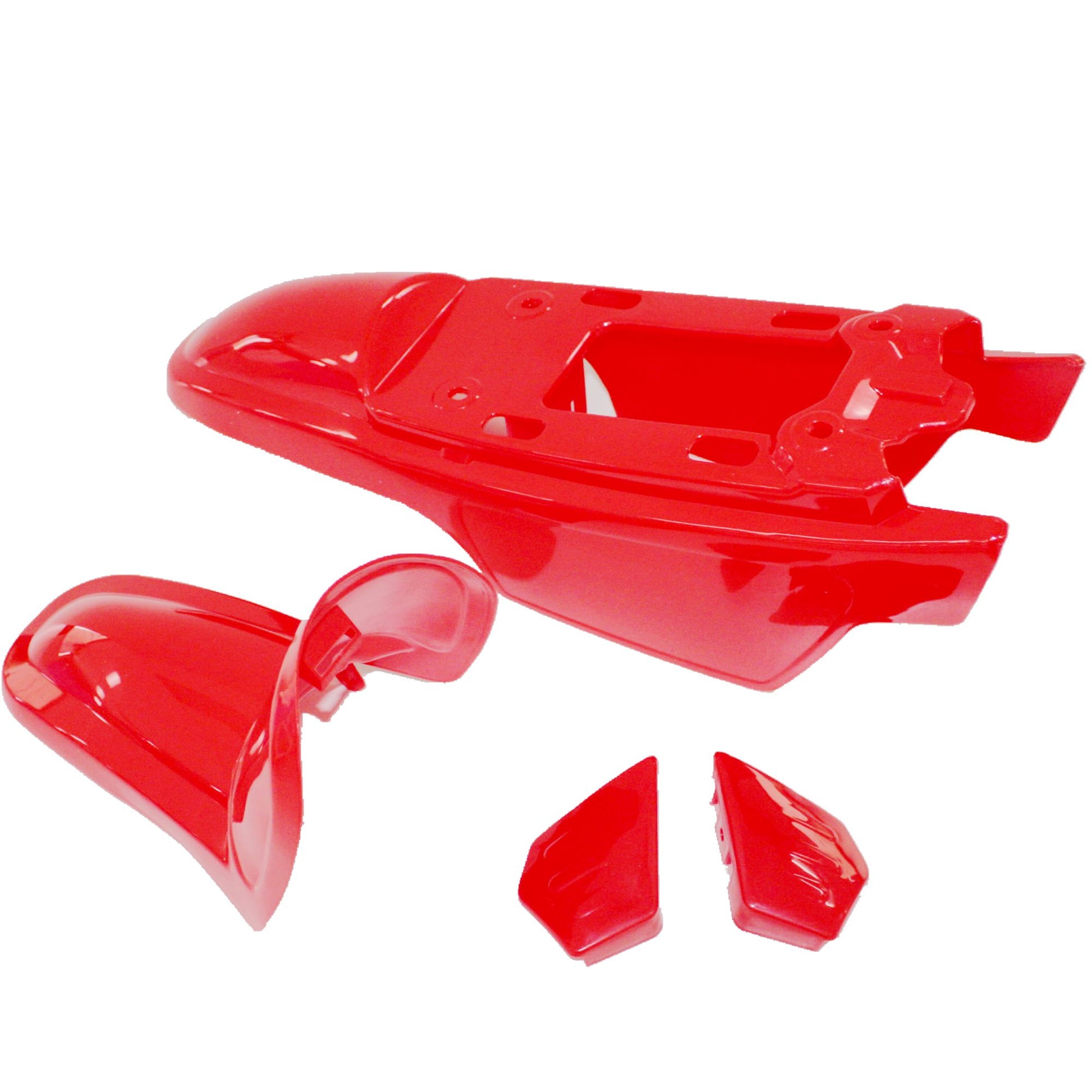 RED Plastic Fender Kit Body Cover Fairing Yamaha PW50 PY50 PEEWEE 50 PIT Bike