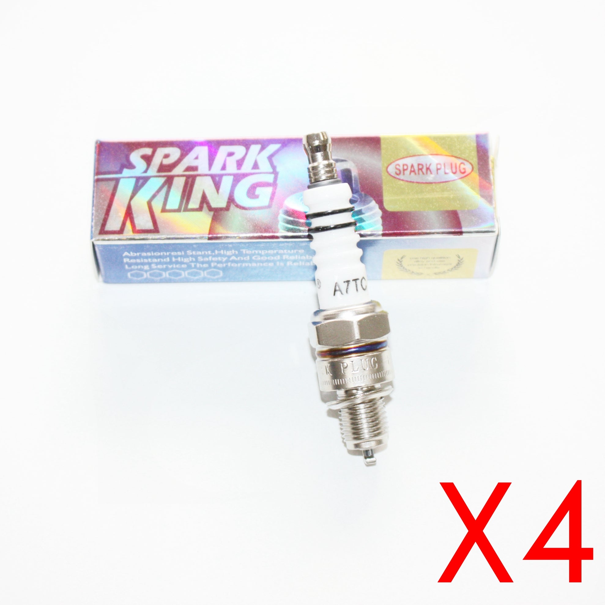 Plug Bit Bike 4X BPT C7HSA Spark Plug 110cc 125cc 140cc PIT PRO Trail Quad Dirt Bike ...