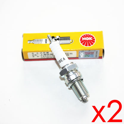 2 X NGK D8EA Spark Plug 150c 200cc 250cc PIT PRO Trail Quad Dirt Bike ATV Buggy