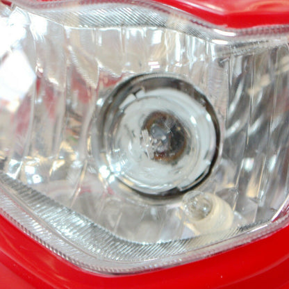 RED Honda Style Rec Reg Head Light PIT Trail Dirt Motrocycle Motorcross Bike