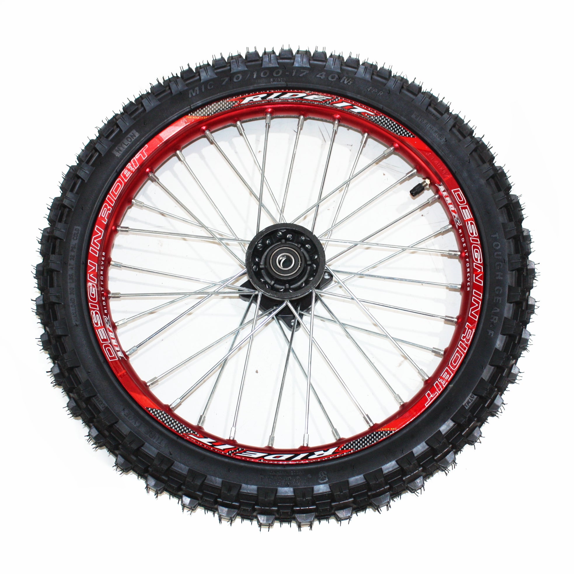 RED 15mm Axle 70/100 - 17 17