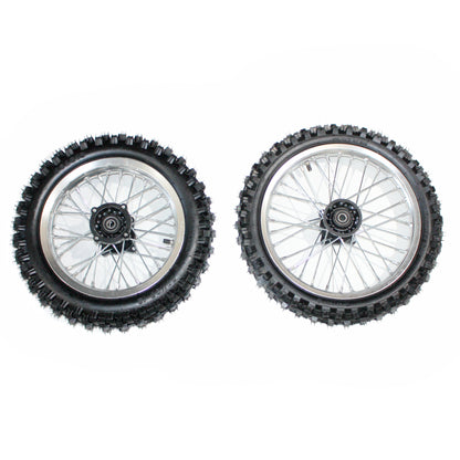 SV 15mm 14 Inch Front 12 inch Rear Back Wheel Rim Tyre Tire PIT Trail Dirt Bike